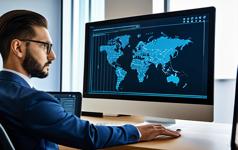 **Prompt:** A professional cybersecurity expert, fully clothed in a modest business casual outfit, demonstrating data encryption on a computer screen. Background: a modern office with secure network symbols. Safe for work, appropriate content, perfect anatomy, well-formed hands, professional photography, high quality.