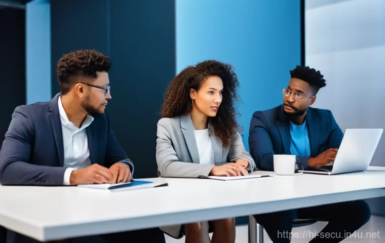 정보보안 자격증 취득을 위한 필기 실기 공부법 - **Prompt:** A highly skilled cybersecurity professional (of diverse ethnicity, appearing to be in th...